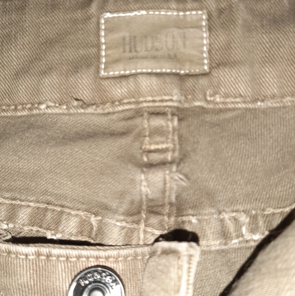 Olive Green Hudson Combat Stretchy Jeans. - Picture 11 of 12